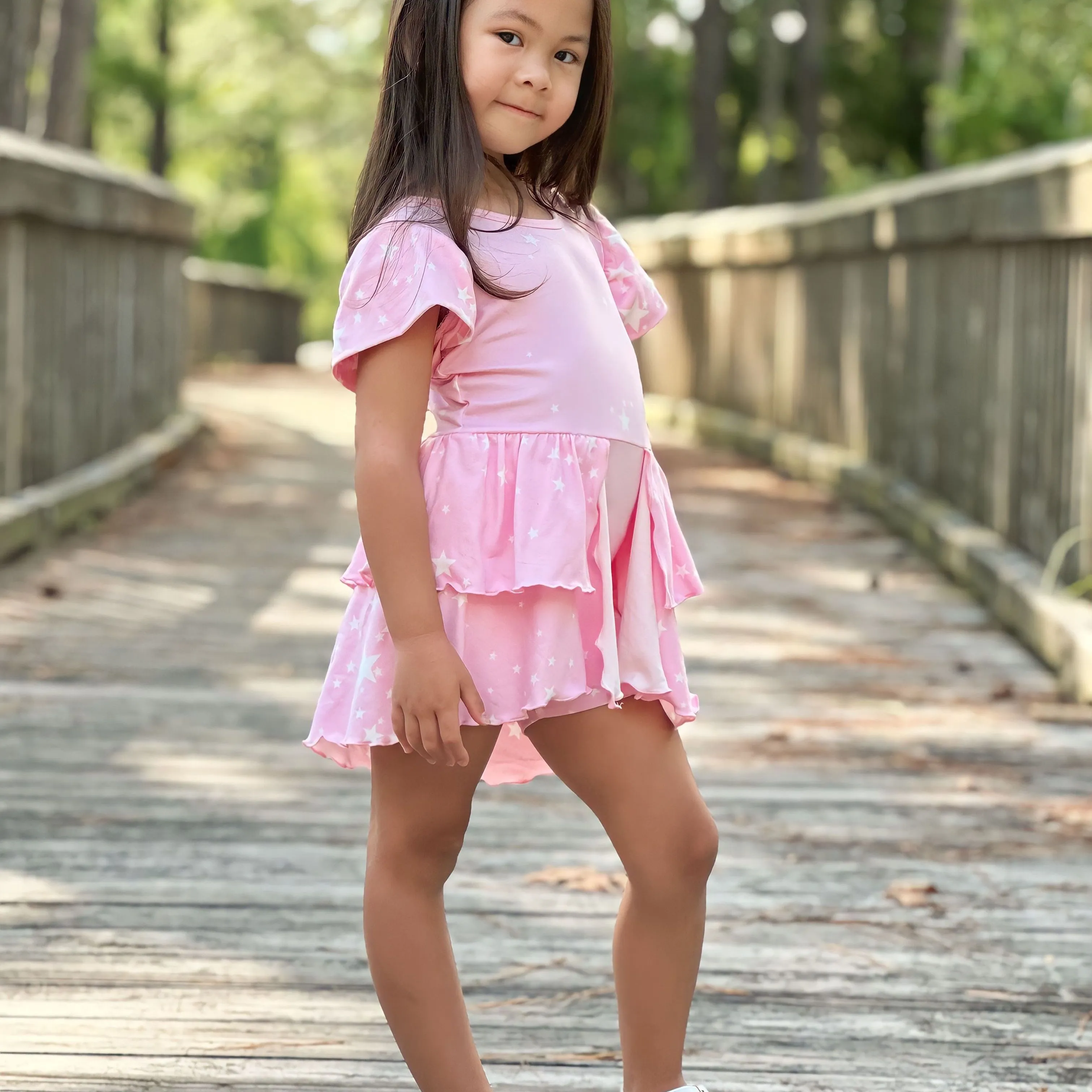 Pink Short Princess Romper