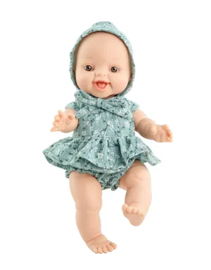 Rachel with Blue Flowers Dress - Paola Reina Baby Doll Gordis