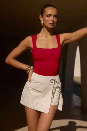 REIGN TOP - CHERRY RED