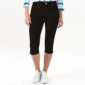Renuar Lux Tencel Crop Pants - Black FINAL SALE