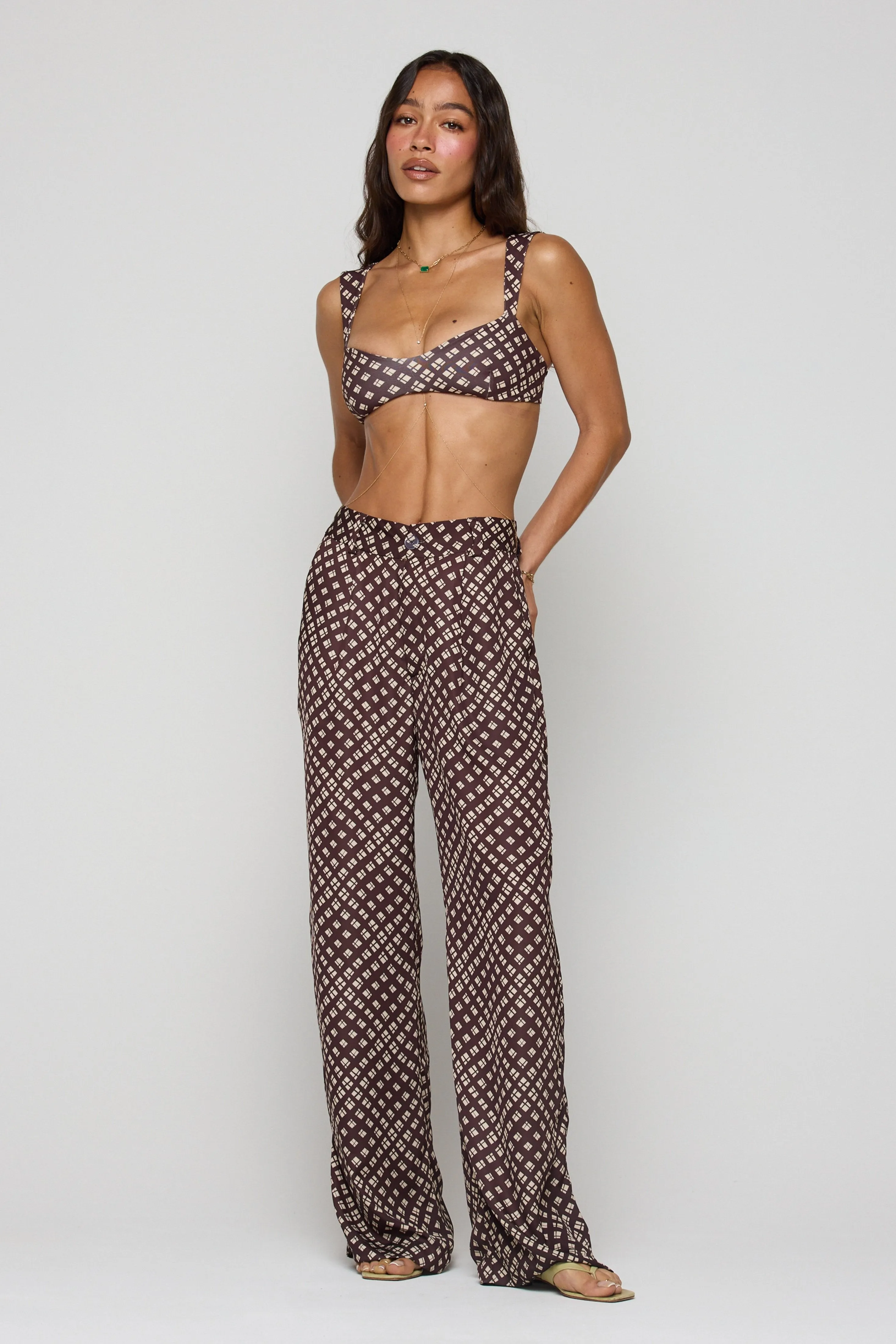 Selma Bikini Top in Mocha