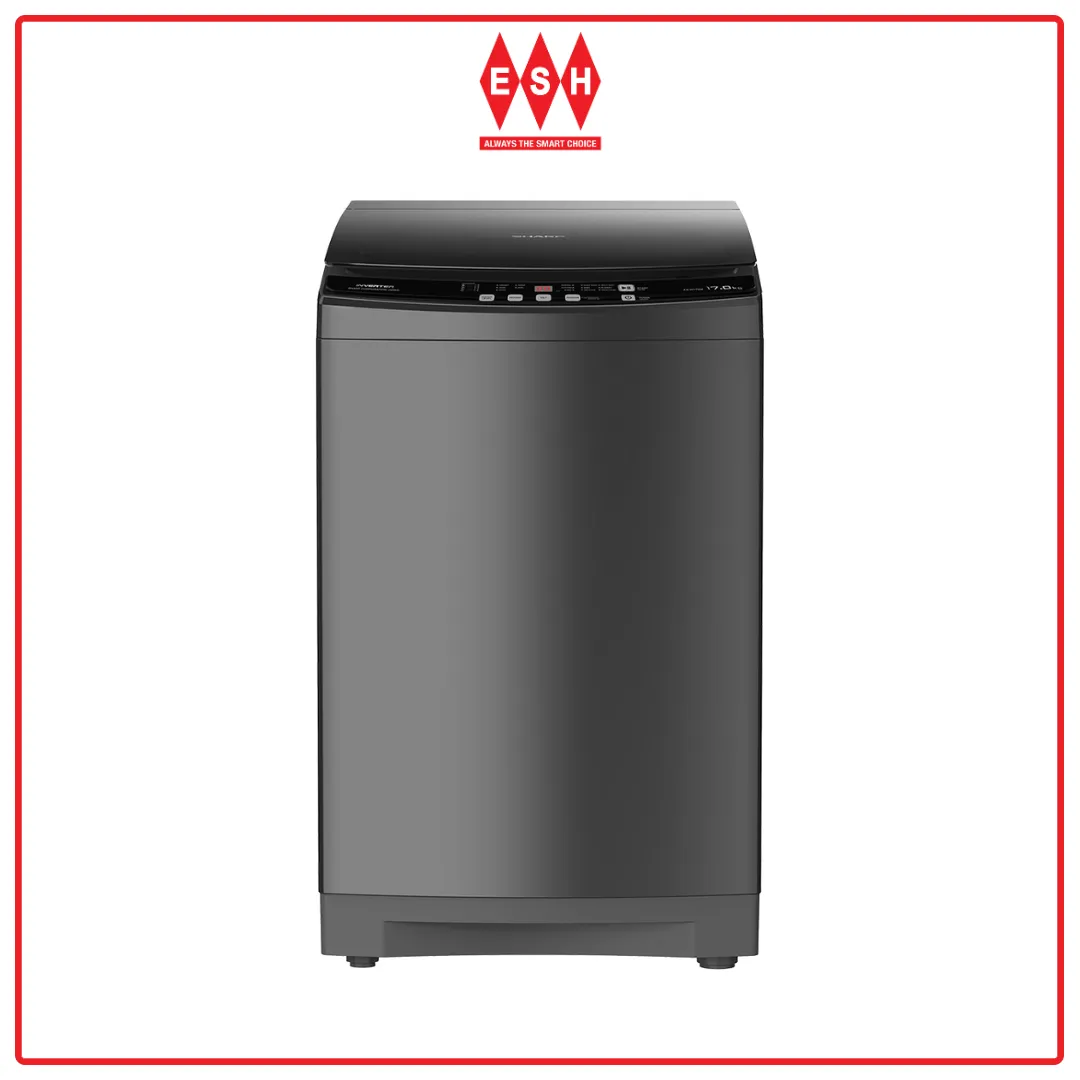 Sharp ESW17SM 17kg Direct Drive Inverter Top Load Washing Machine