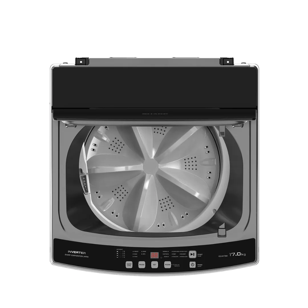 Sharp ESW17SM 17kg Direct Drive Inverter Top Load Washing Machine
