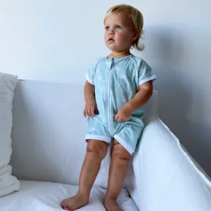 Short Romper - Sage Palm