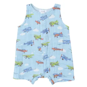 Shortie Romper Vintage Airplanes
