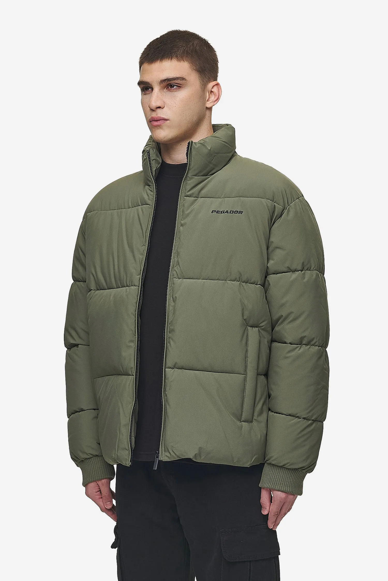 Solin Puffer Jacket Mud Olive