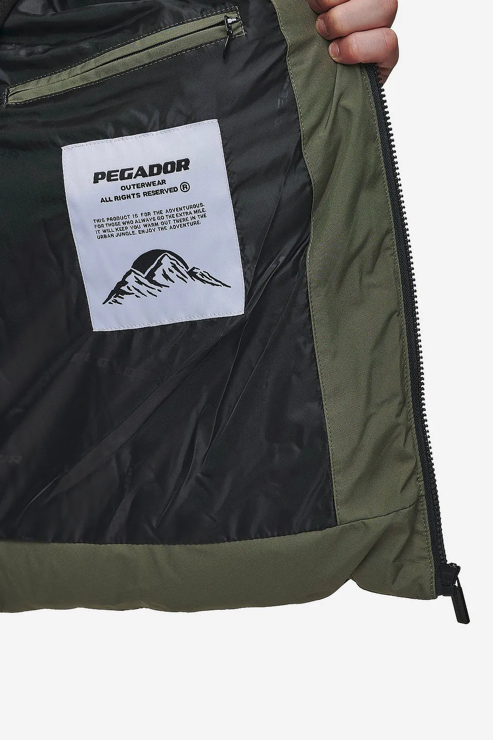 Solin Puffer Jacket Mud Olive