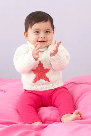 Star Baby Sweater Pattern (Knit)
