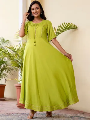 Stunning Fit and Flare Maxi Dress