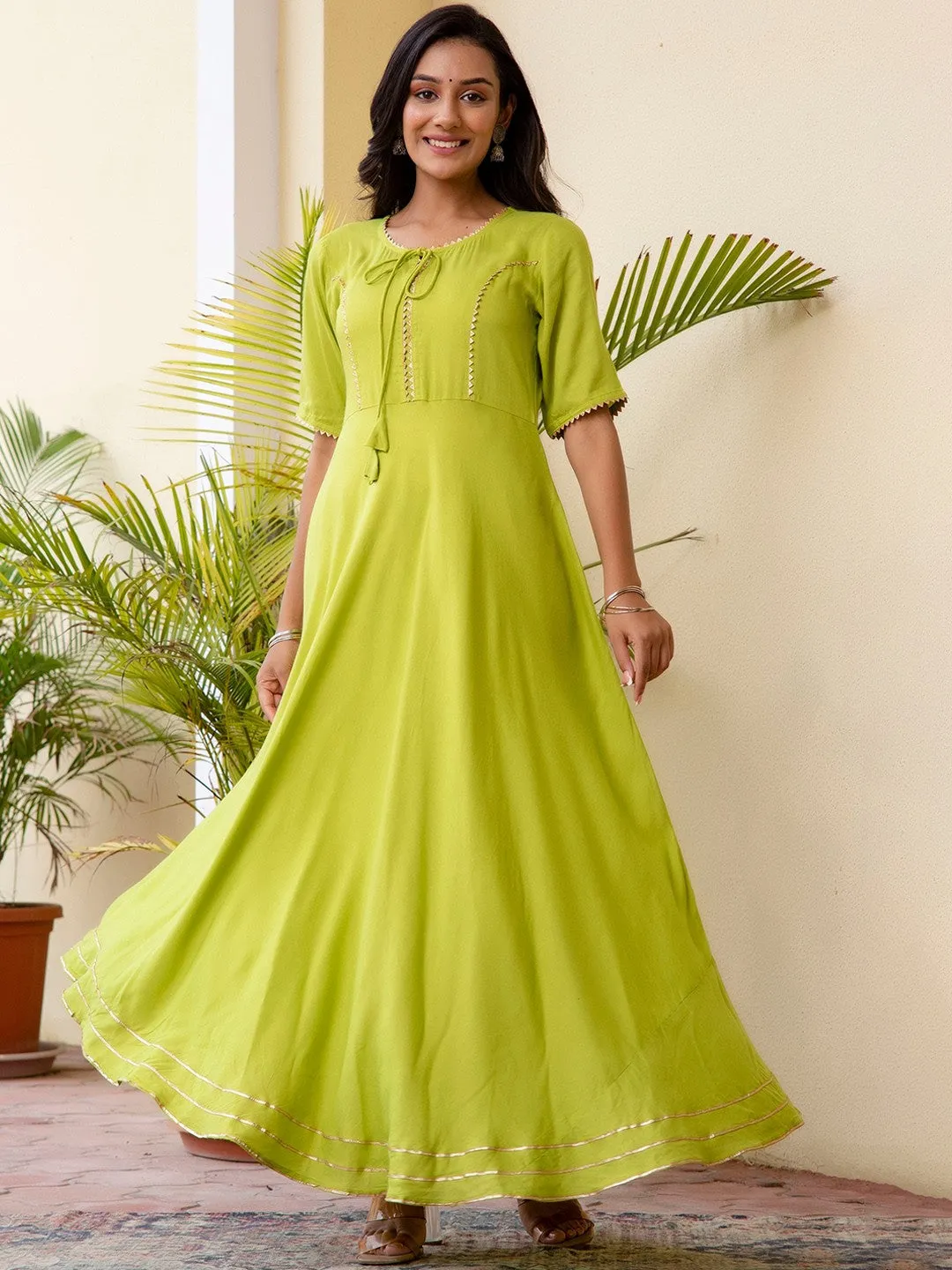 Stunning Fit and Flare Maxi Dress