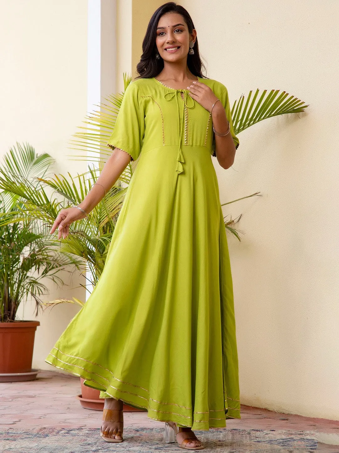 Stunning Fit and Flare Maxi Dress