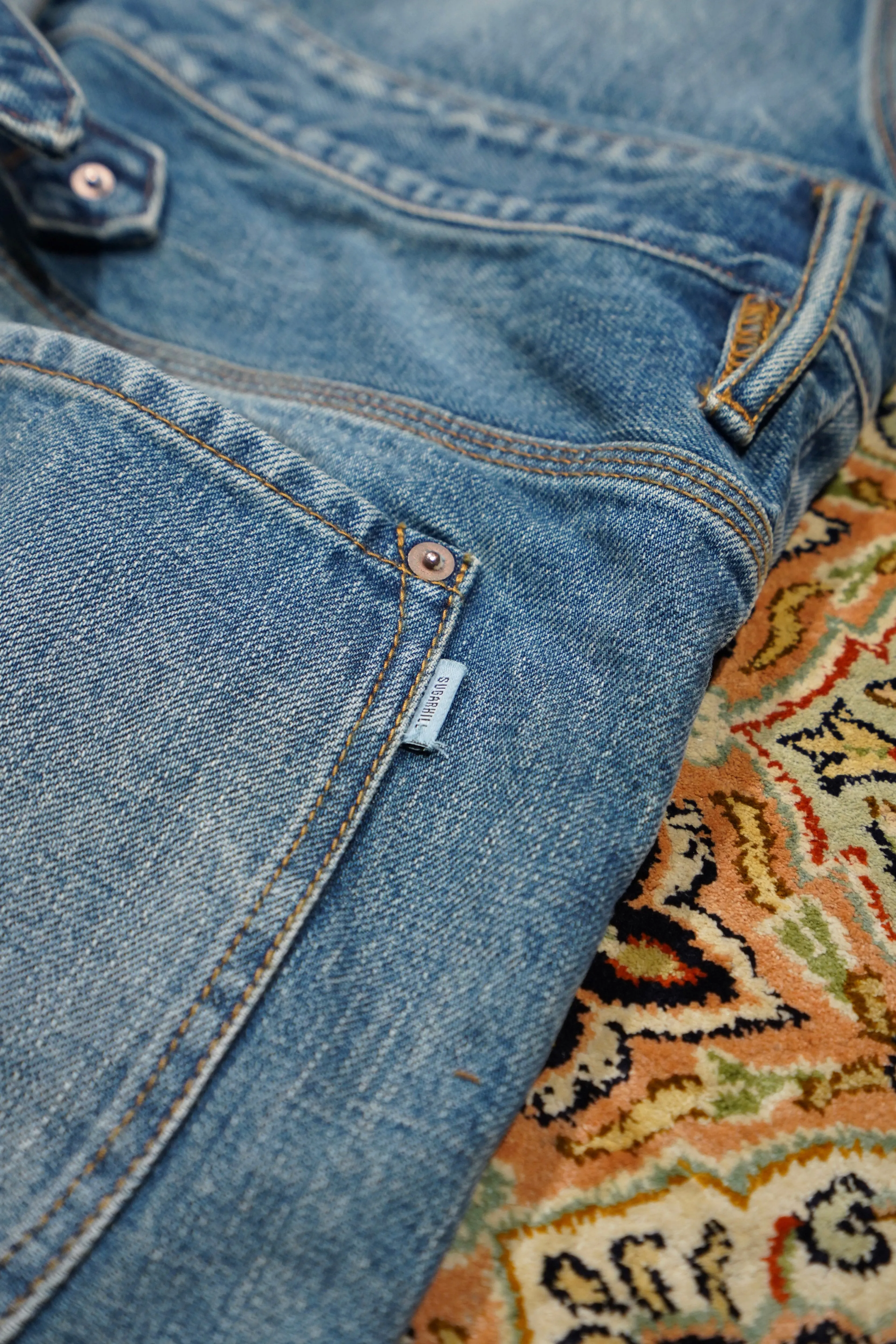 SUGARHILL FADED DENIM OVERALL