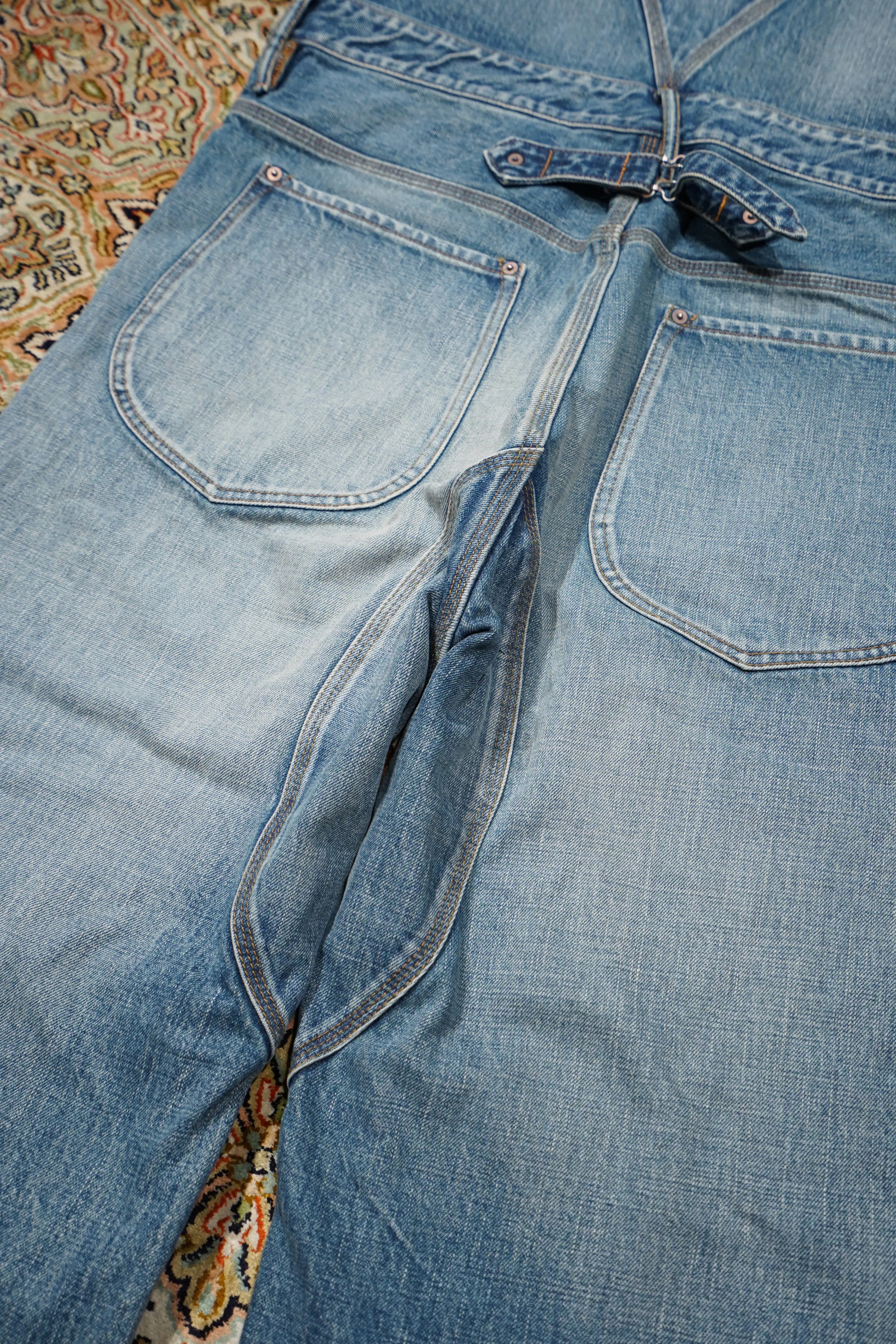 SUGARHILL FADED DENIM OVERALL