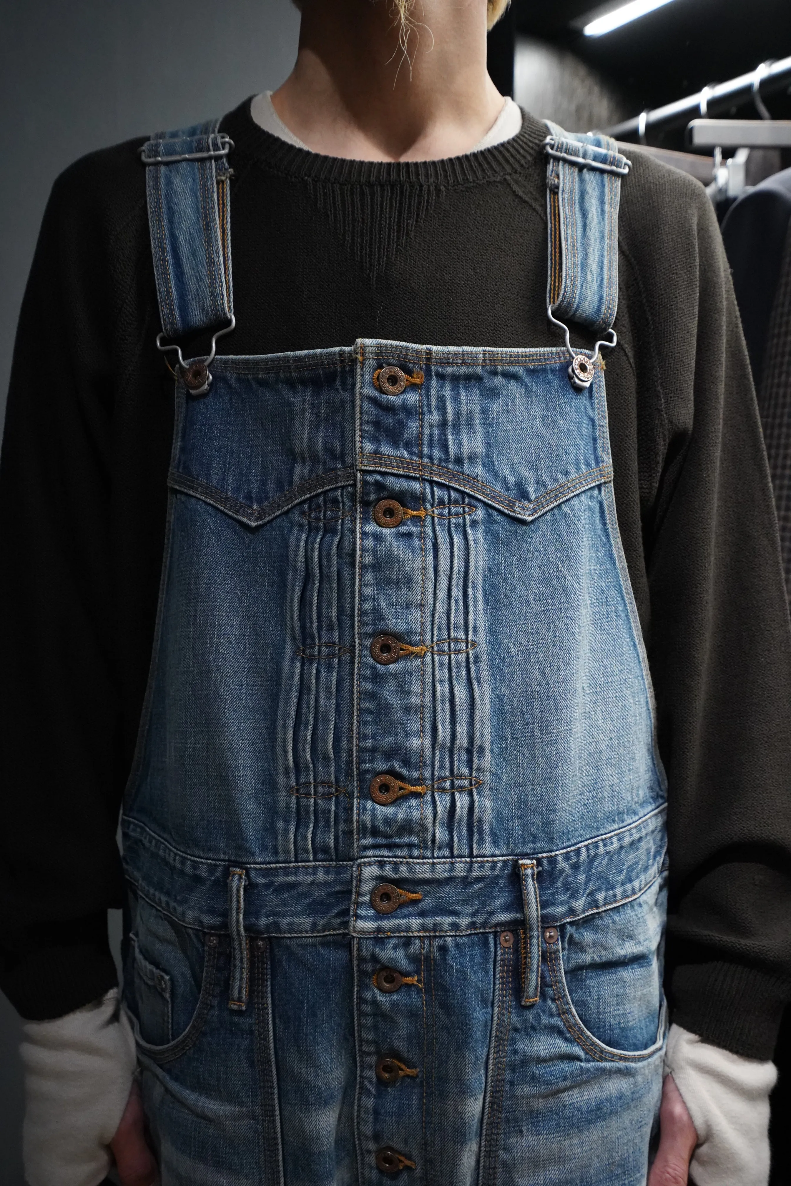 SUGARHILL FADED DENIM OVERALL