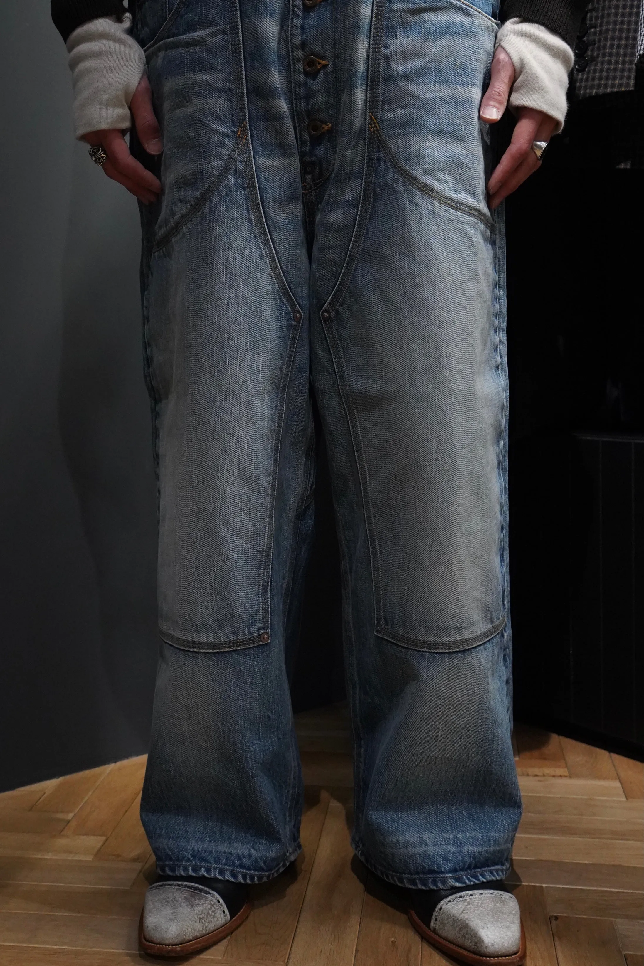 SUGARHILL FADED DENIM OVERALL