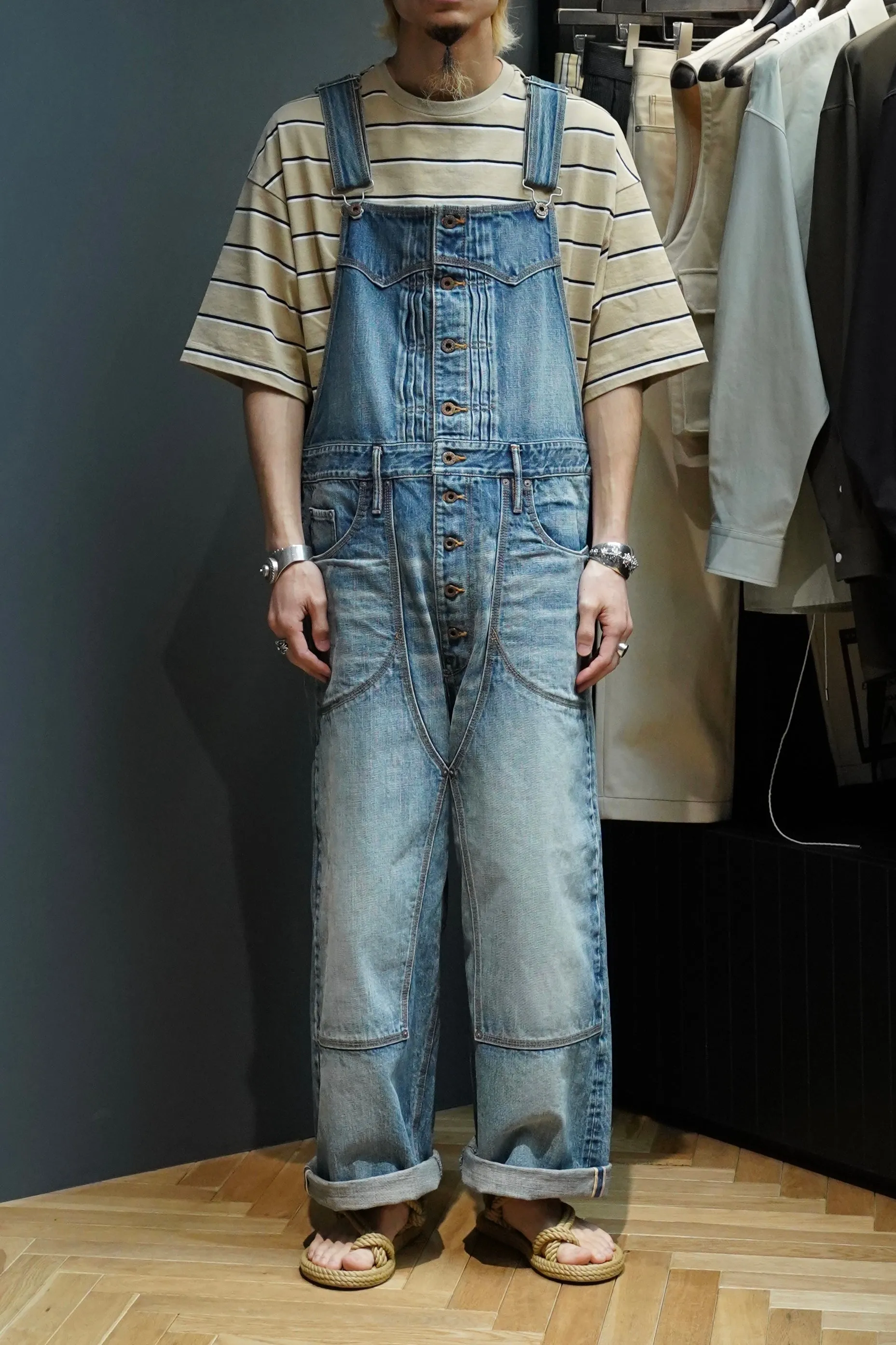 SUGARHILL FADED DENIM OVERALL