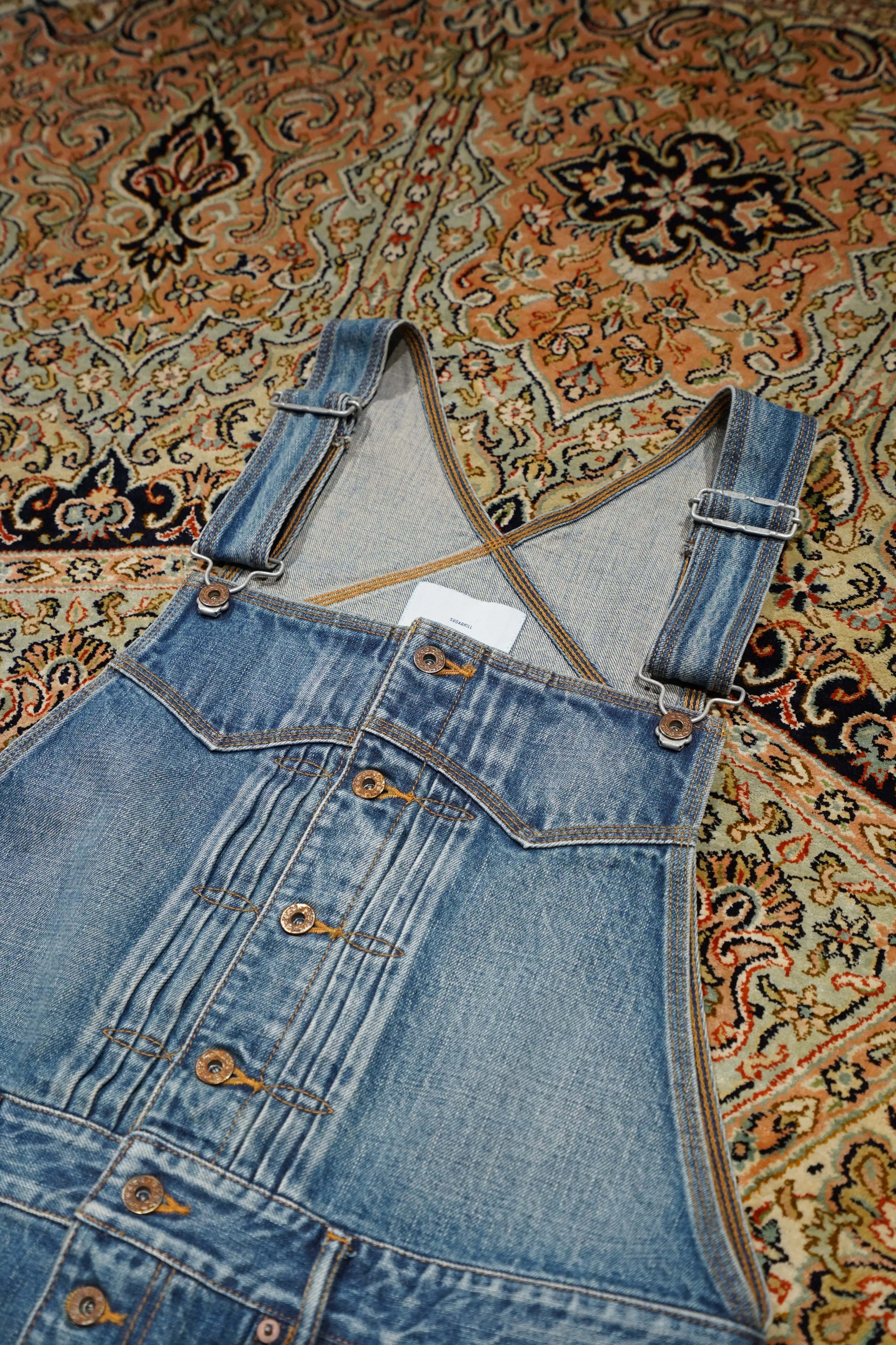 SUGARHILL FADED DENIM OVERALL