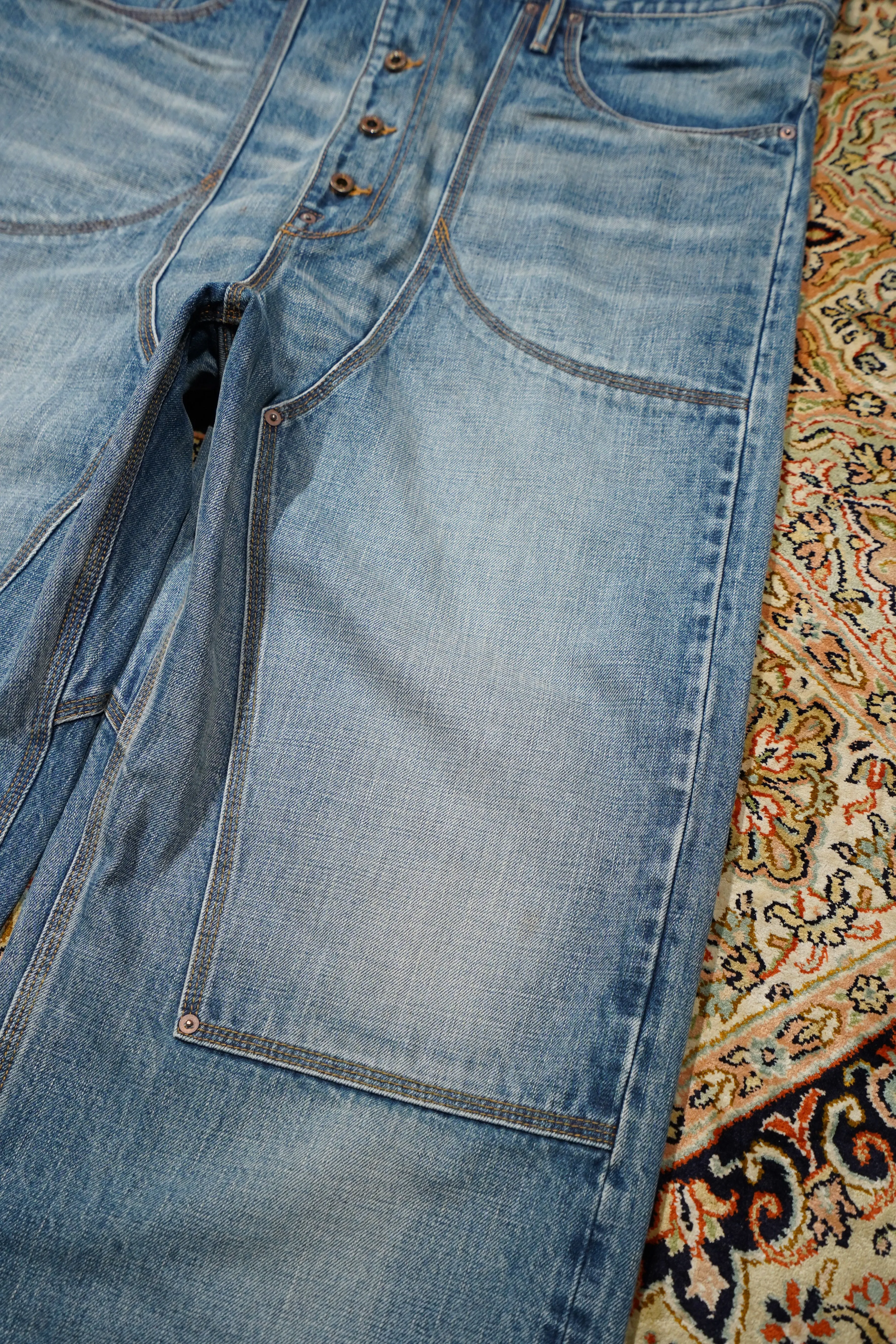 SUGARHILL FADED DENIM OVERALL