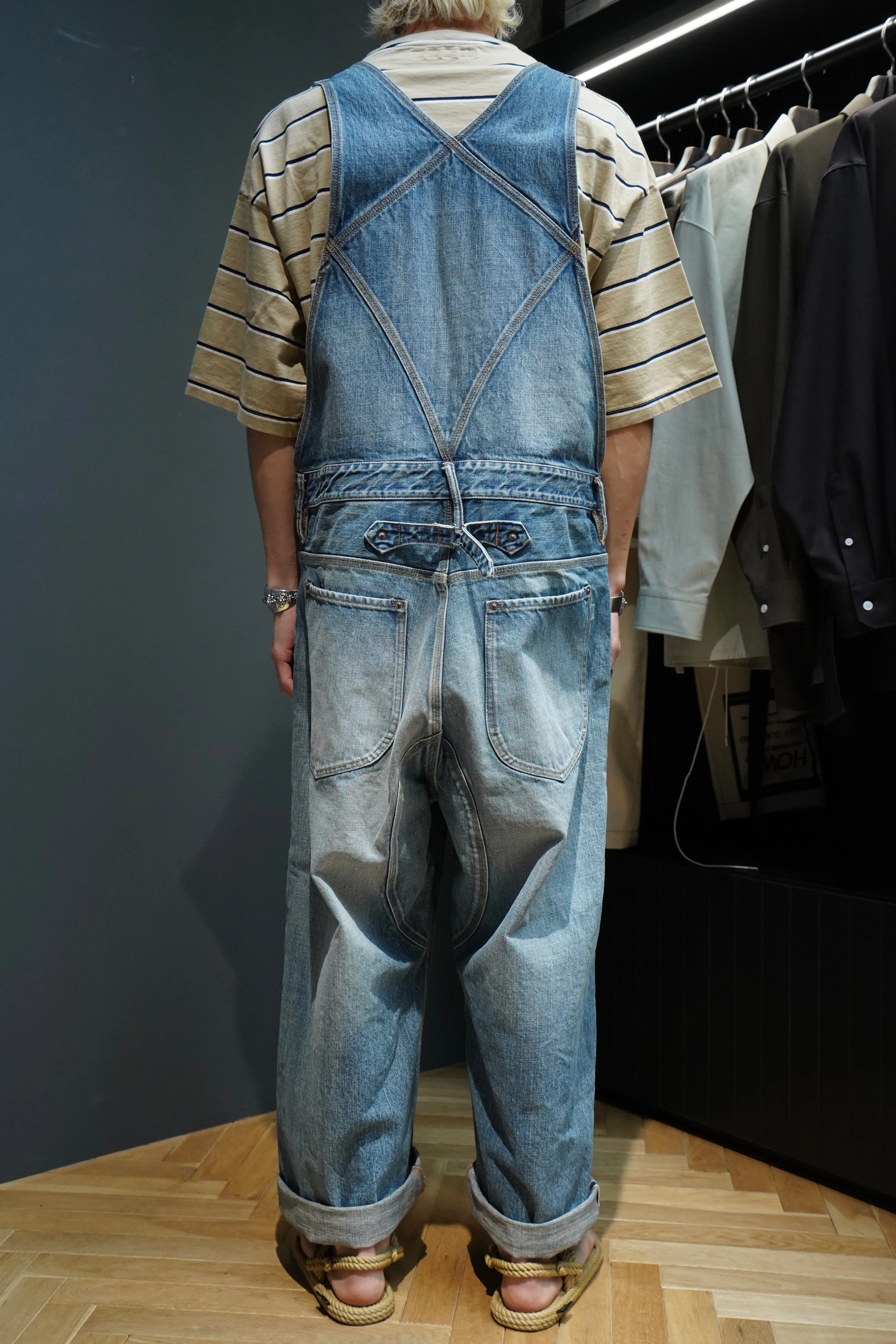 SUGARHILL FADED DENIM OVERALL