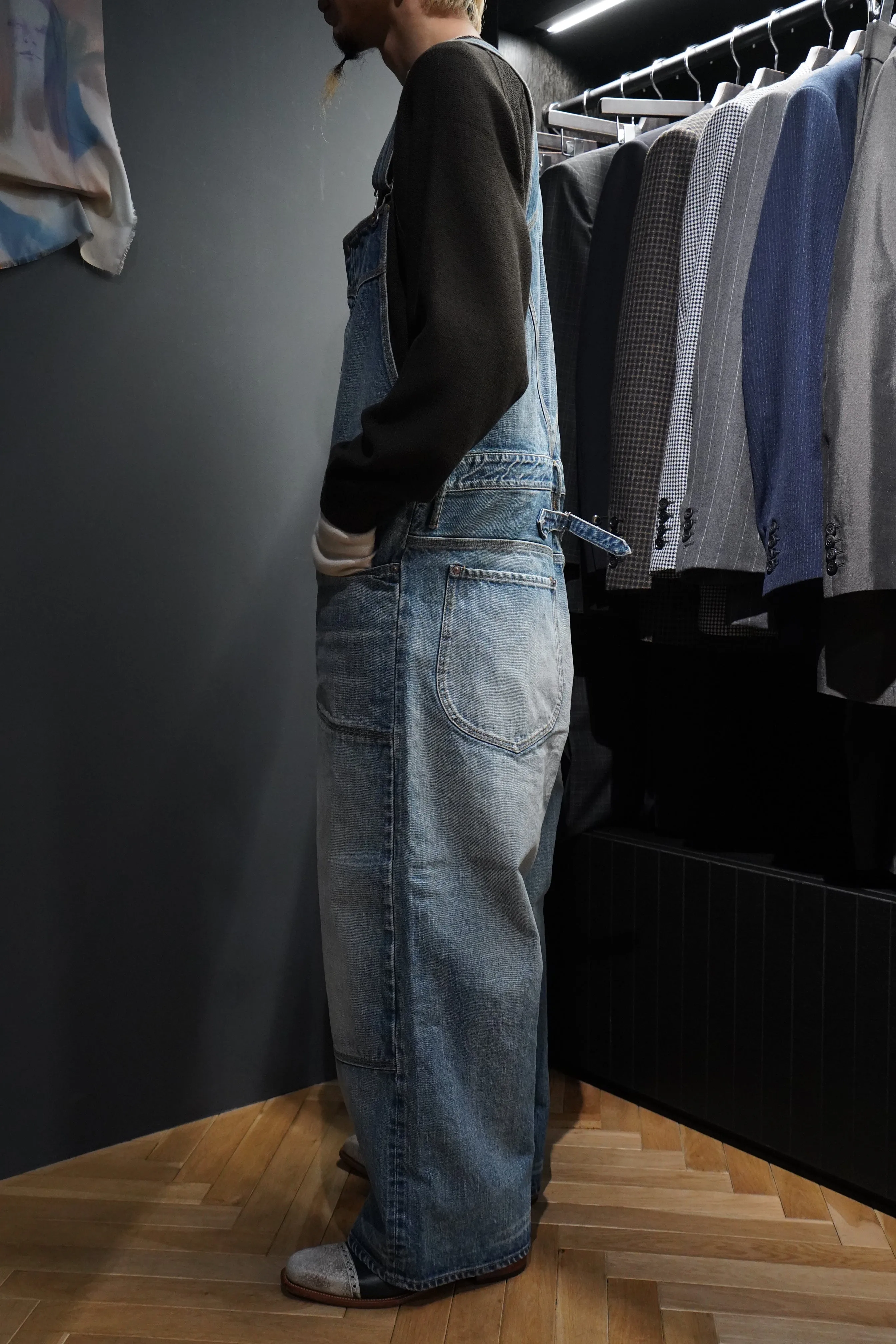SUGARHILL FADED DENIM OVERALL