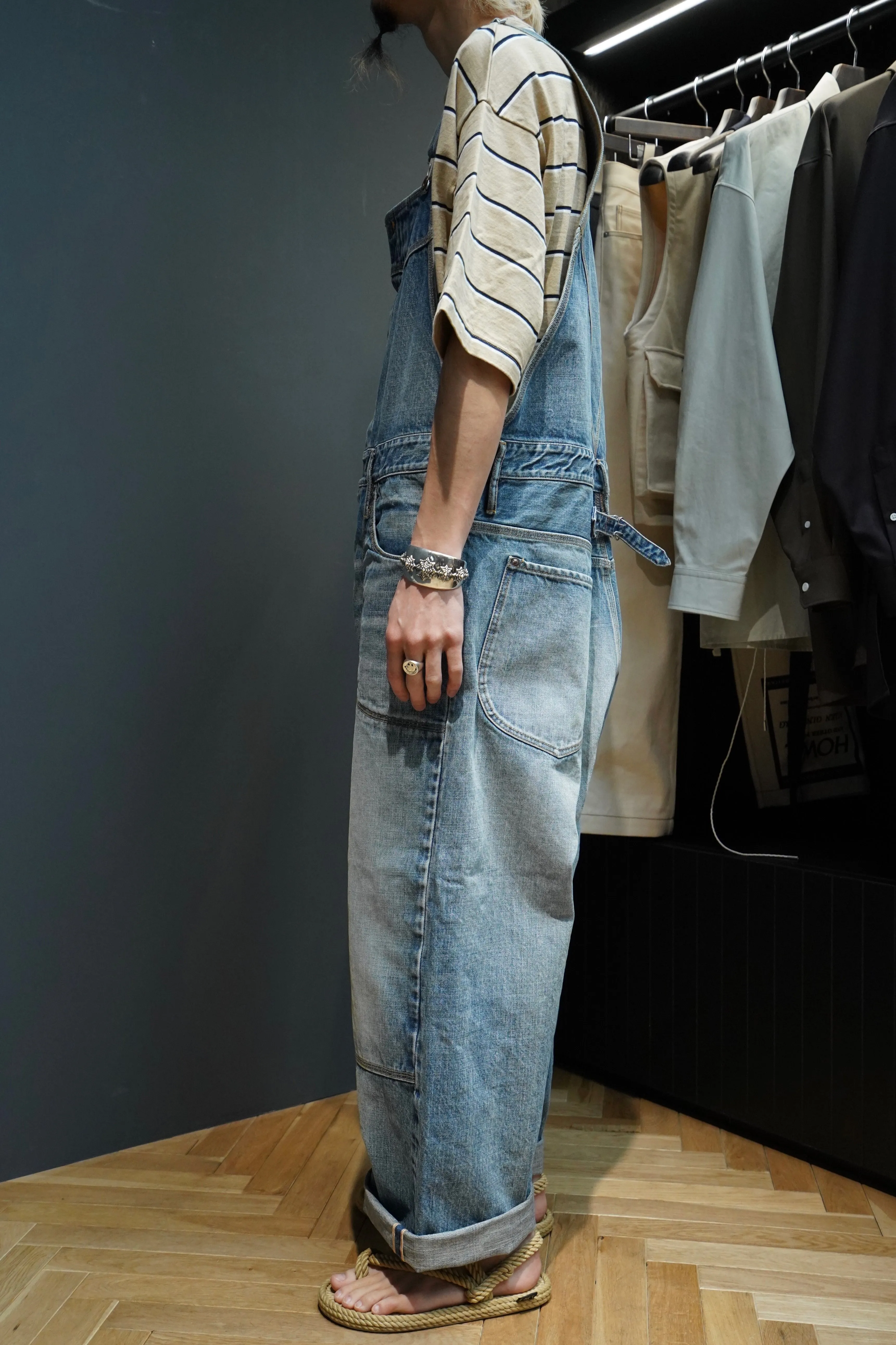 SUGARHILL FADED DENIM OVERALL
