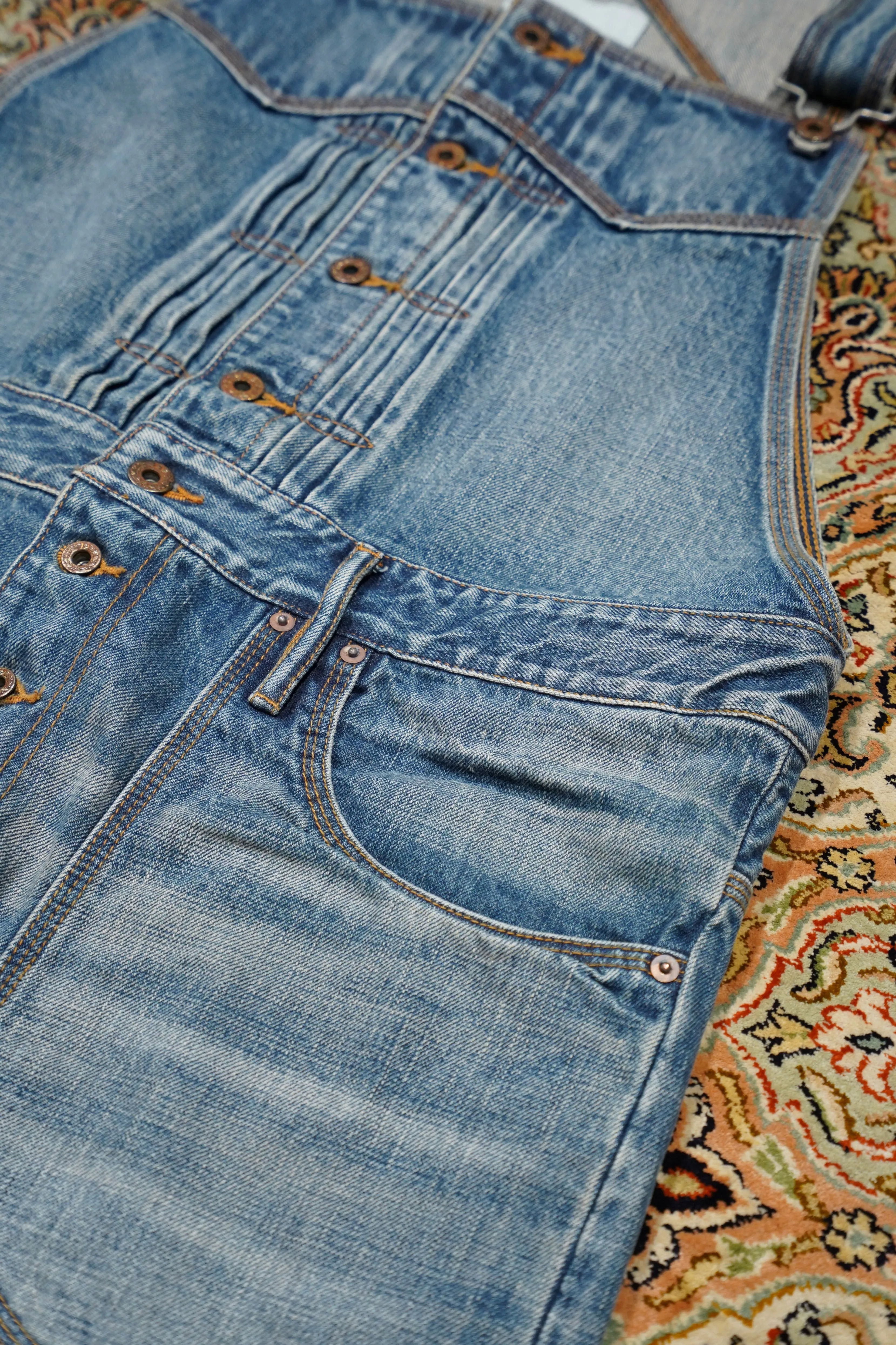 SUGARHILL FADED DENIM OVERALL