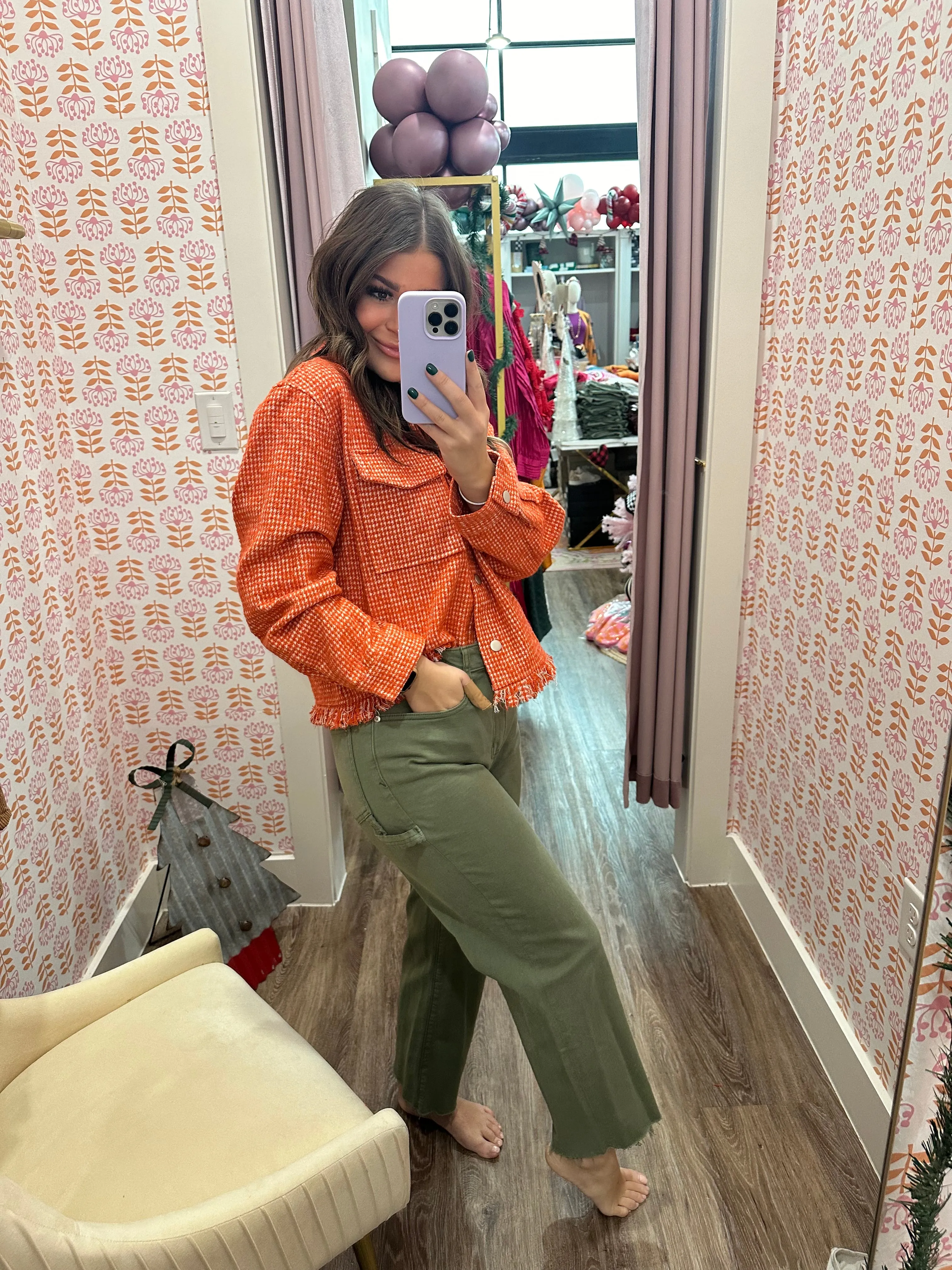 Sundaze Utility Crop High Rise Straight Crop