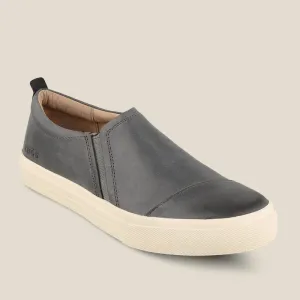 Taos Twin Gore Lux Slip On in Steel - Women's