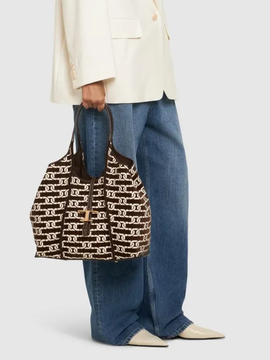 Tod&#x27;s   Medium Tsb embroidered shoulder bag 
