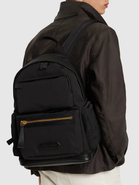 Tom Ford   Tom Ford logo backpack 