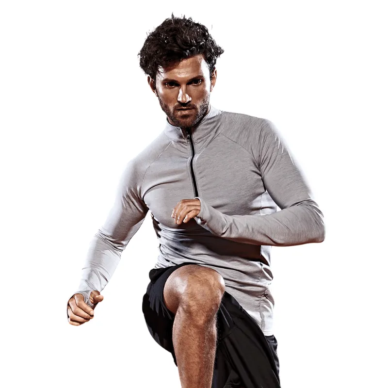 Walkaholics Cool Flex long half-zip top