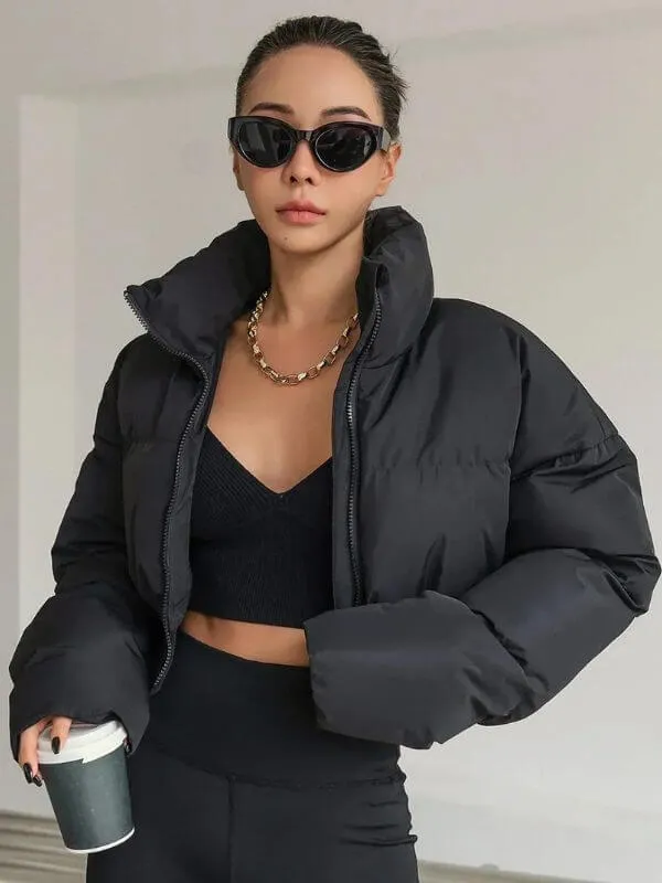 Women's Lightweight Hip-Length Puffer Jacket