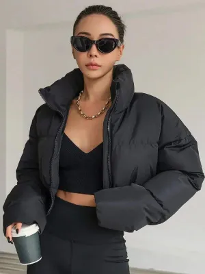 Women's Lightweight Hip-Length Puffer Jacket