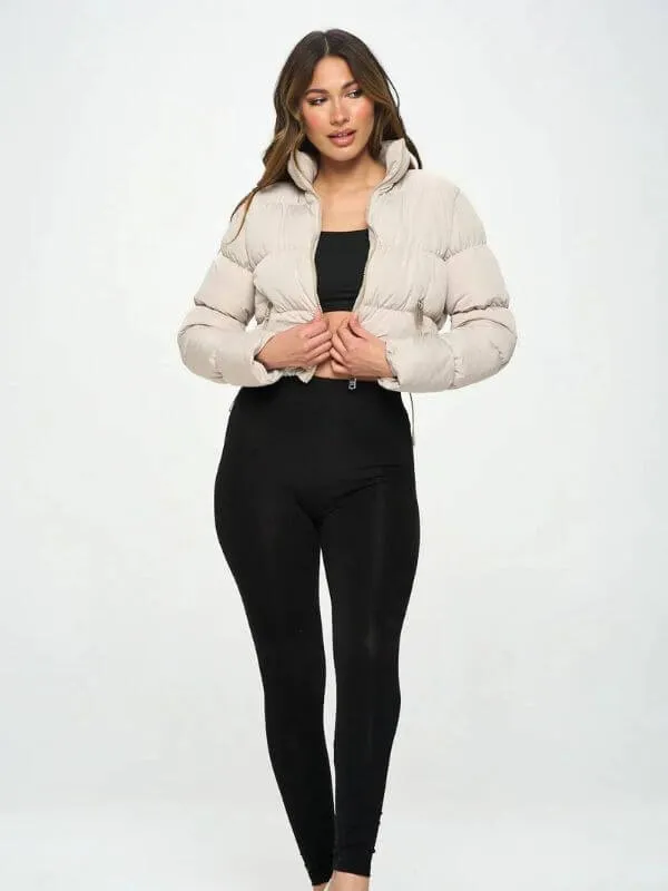 Women's Lightweight Hip-Length Puffer Jacket