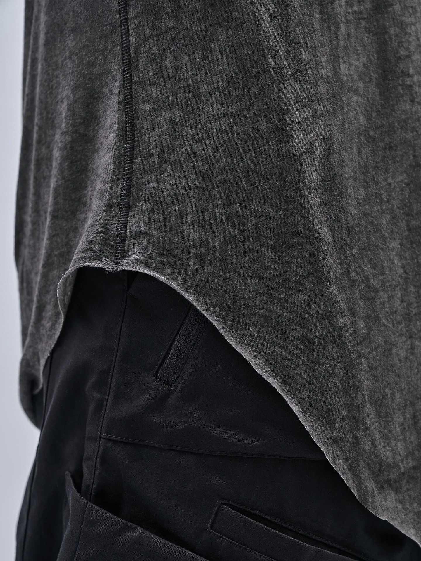 zain tee cold dyed grey